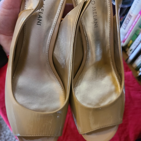 Antonio Melani Haleen Peep Toe Pump Nude 9m - Picture 3 of 7